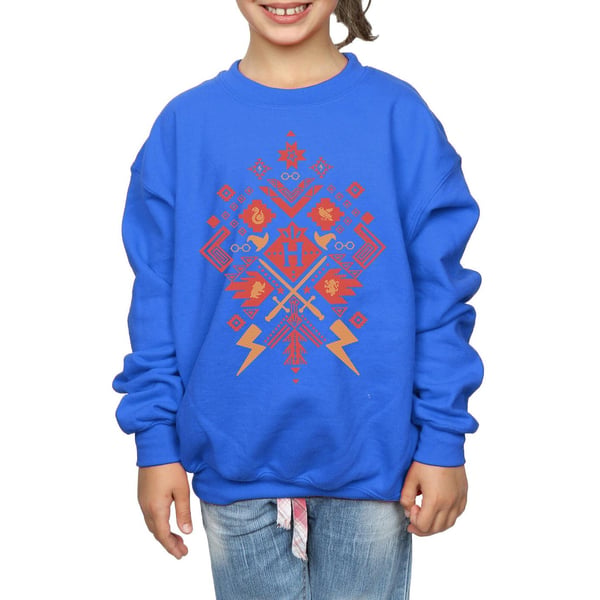Harry Potter Girls Christmas Fair Isle Sweatshirt