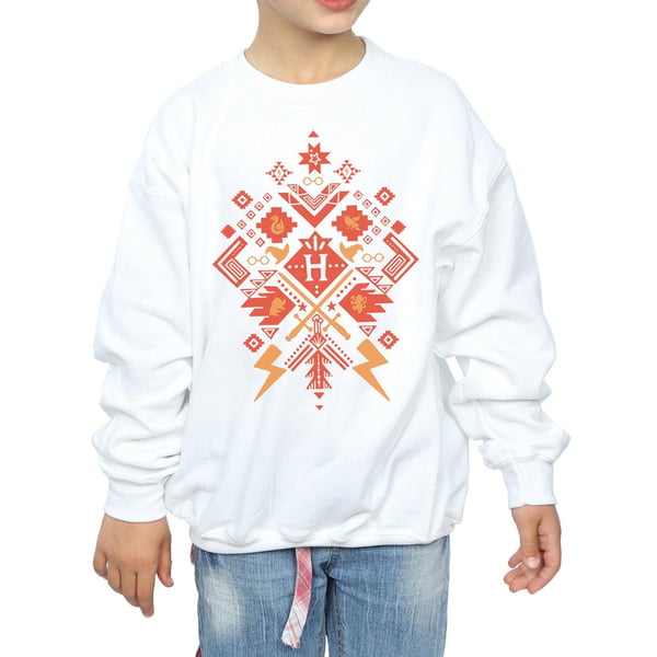 Harry Potter Girls Christmas Fair Isle Sweatshirt