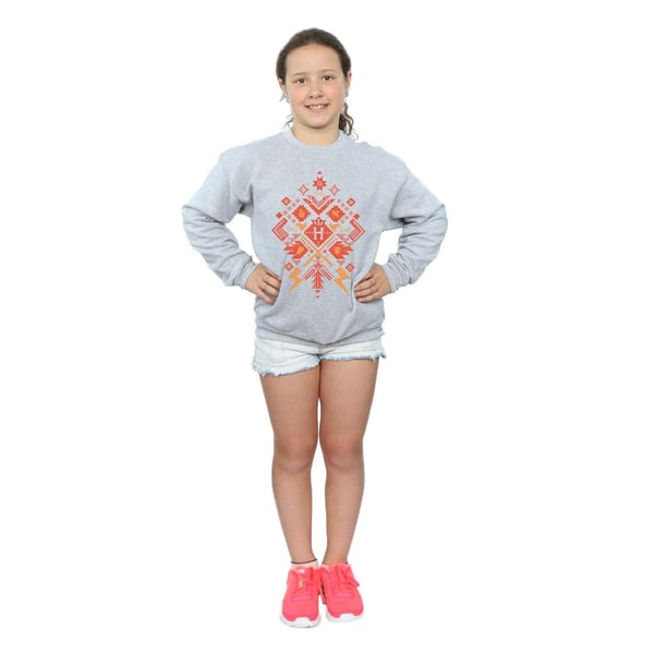 Harry Potter Girls Christmas Fair Isle Sweatshirt