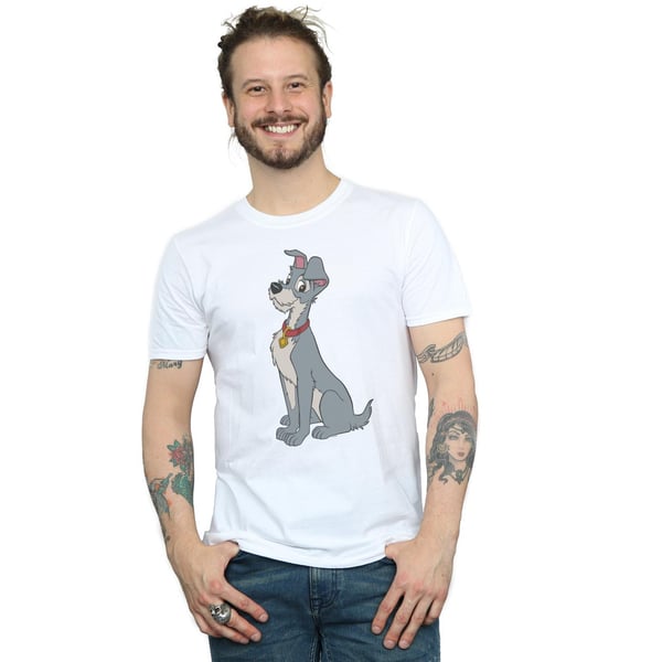Disney Mens Lady And The Tramp Spaghetti Heart T-Shirt
