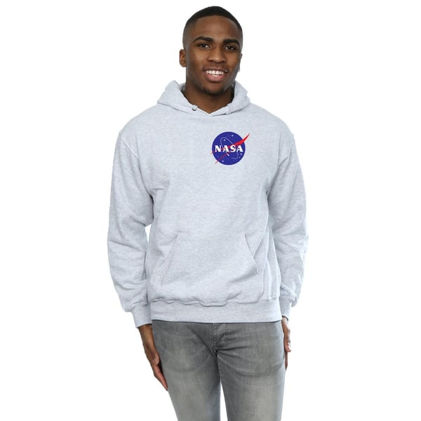 NASA Mens Classic Insignia Chest Logo Hoodie