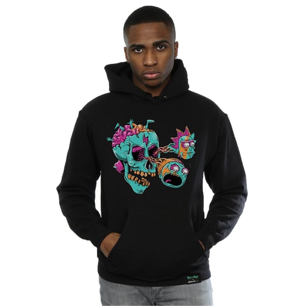 Rick And Morty Unisex Adult Eyeball Skull Pullover Hoodie