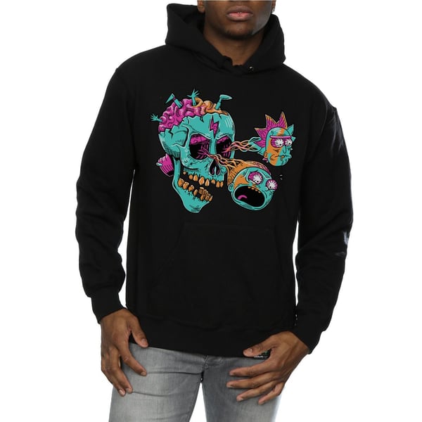 Rick And Morty Unisex Adult Eyeball Skull Pullover Hoodie