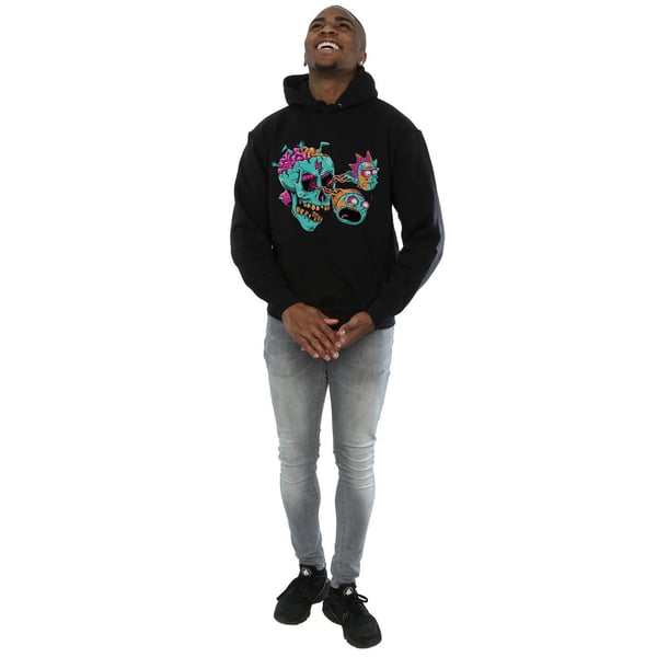 Rick And Morty Unisex Adult Eyeball Skull Pullover Hoodie