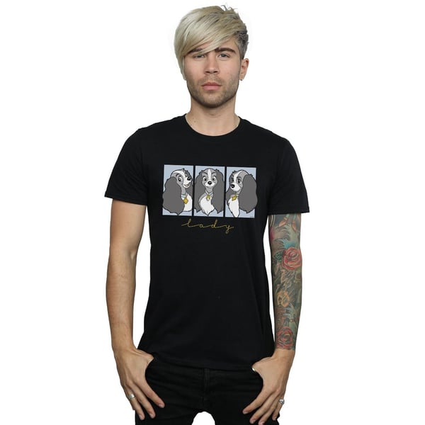 Disney Mens Lady And The Tramp Lady Frames T-Shirt