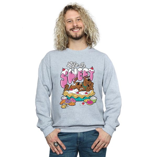 Scooby Doo Mens Life Is Sweet Sweatshirt