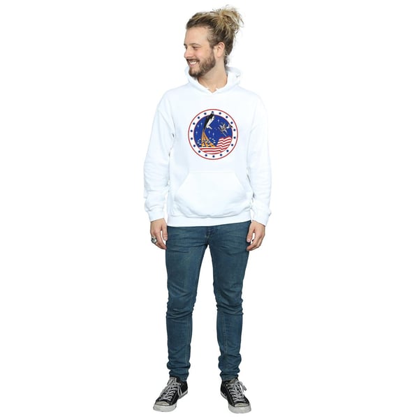 NASA Mens Classic Rocket 76 Hoodie