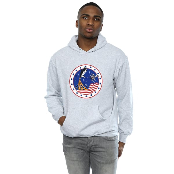 NASA Mens Classic Rocket 76 Hoodie