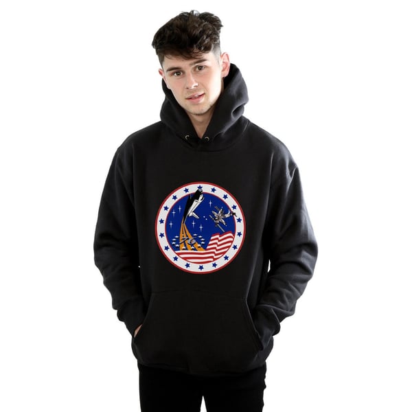 NASA Mens Classic Rocket 76 Hoodie