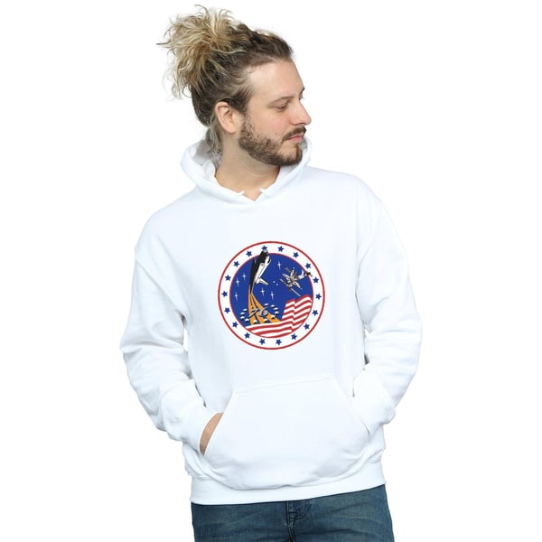 NASA Mens Classic Rocket 76 Hoodie