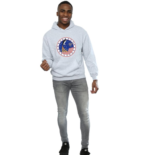 NASA Mens Classic Rocket 76 Hoodie