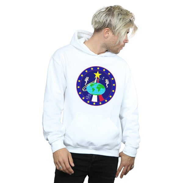 NASA Mens Classic Globe Astronauts Hoodie