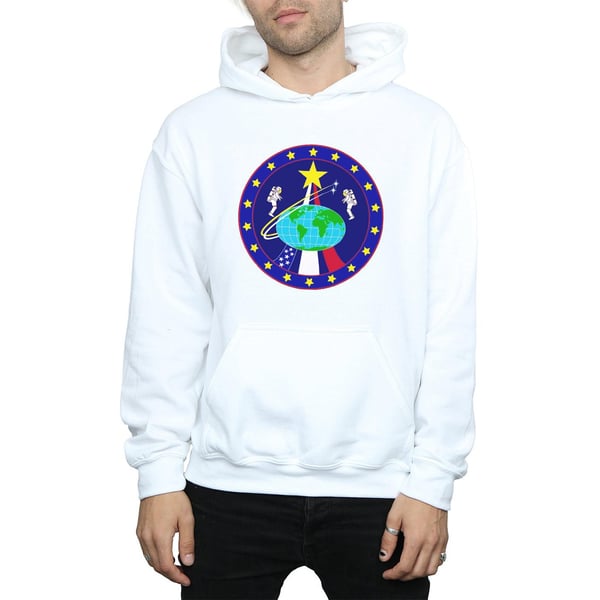NASA Mens Classic Globe Astronauts Hoodie