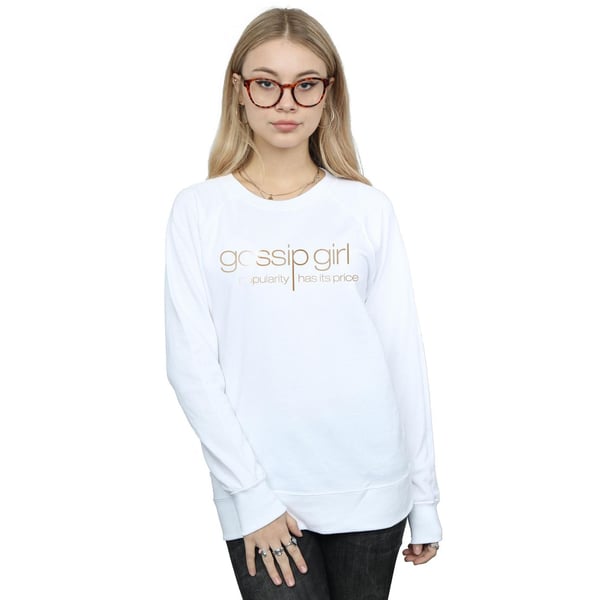 Gossip Girl Womens/Ladies Gold Logo Sweatshirt