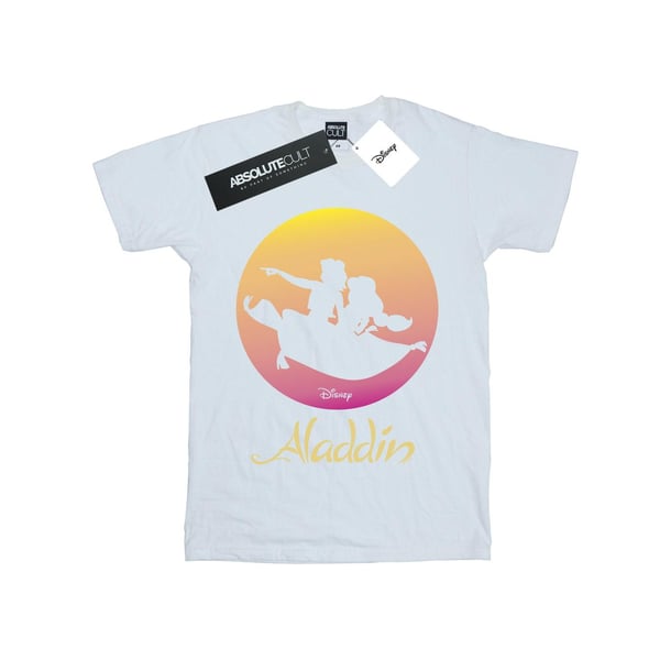Disney Mens Aladdin Flying Sunset T-Shirt