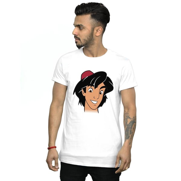 Disney Mens Aladdin Headshot T-Shirt