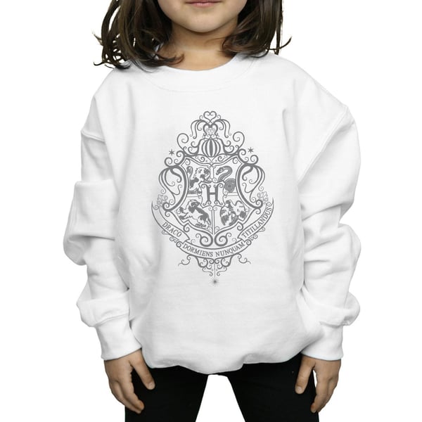 Harry Potter Girls Hogwarts Draco Dormiens Crest Sweatshirt