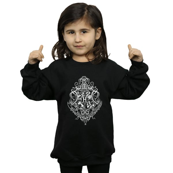 Harry Potter Girls Hogwarts Draco Dormiens Crest Sweatshirt