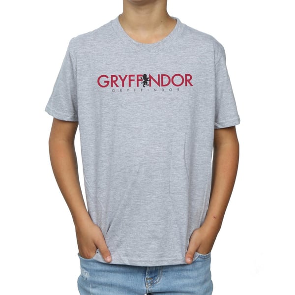 Harry Potter Boys Gryffindor Text T-Shirt