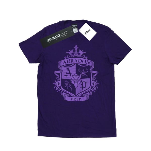 Disney Womens/Ladies The Descendants Auradon Prep Crest Cotton Boyfriend T-Shirt