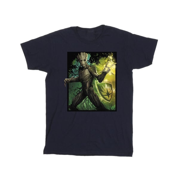 Marvel Girls Guardians Of The Galaxy Groot Forest Energy Cotton T-Shirt