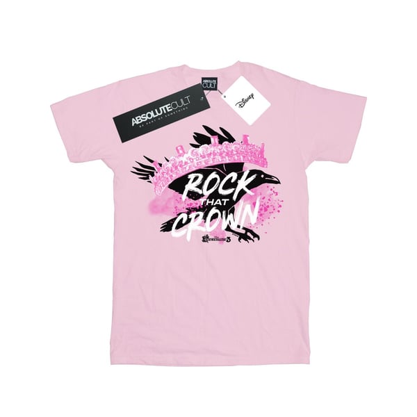 Disney Dam/Dam The Descendants Rock That Crown T-shirt i bomull i boyfriend-modell