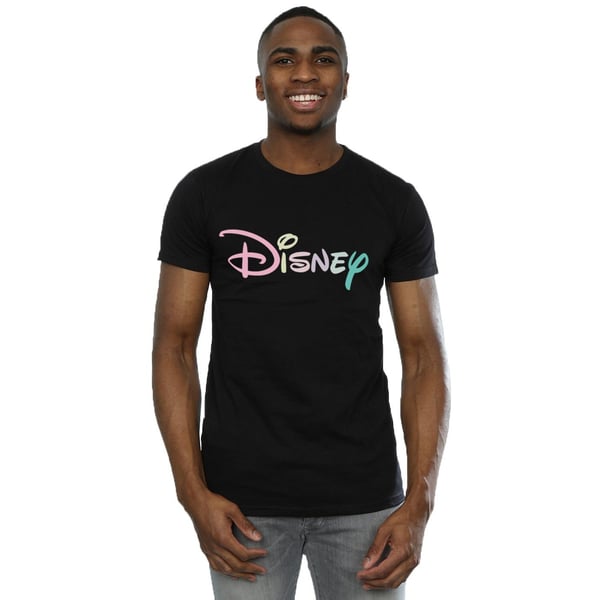 Disney Mens Pastel Logo T-Shirt