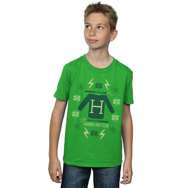 Harry Potter Boys Christmas Knit T-Shirt