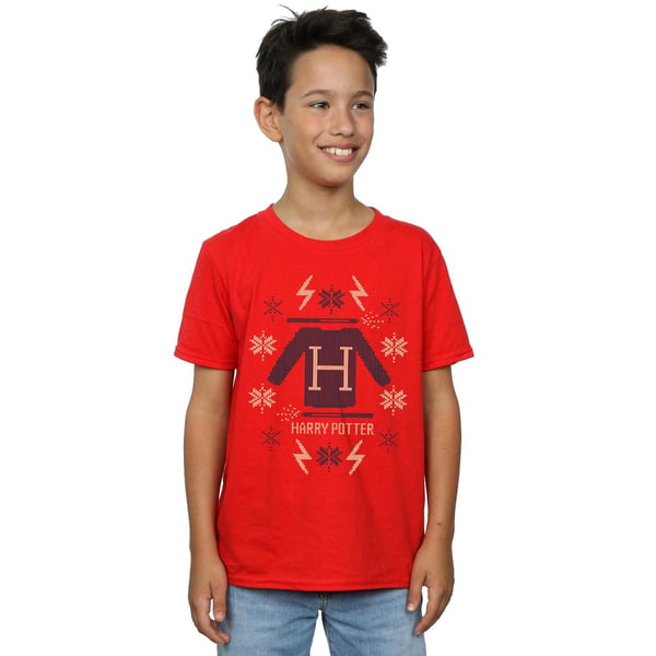 Harry Potter Boys Christmas Knit T-Shirt
