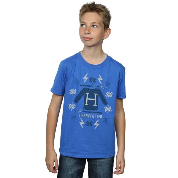 Harry Potter Boys Christmas Knit T-Shirt