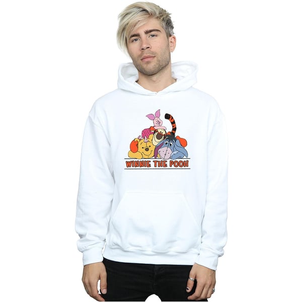 Disney Mens Winnie The Pooh Group Hoodie