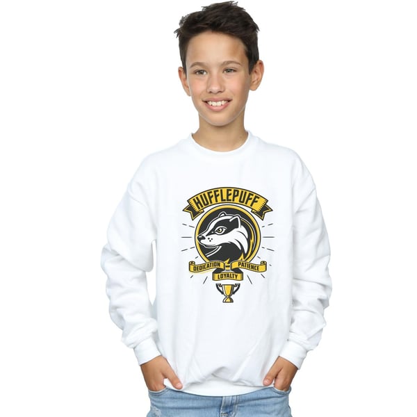 Harry Potter Boys Hufflepuff Toon Crest Sweatshirt