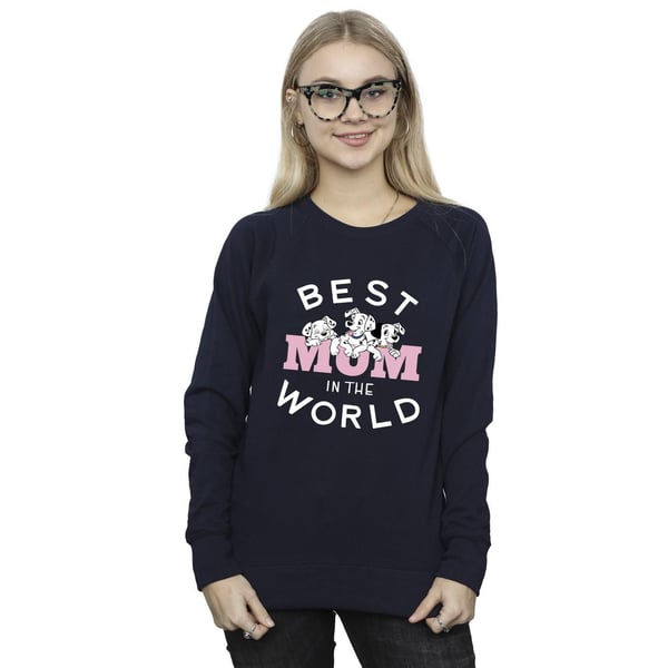 Disney Womens/Ladies 101 Dalmatians Best Mum In The World Sweatshirt