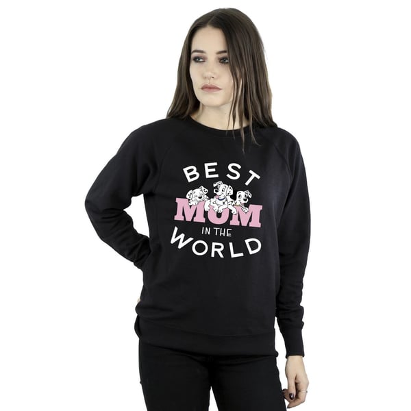 Disney Womens/Ladies 101 Dalmatians Best Mum In The World Sweatshirt