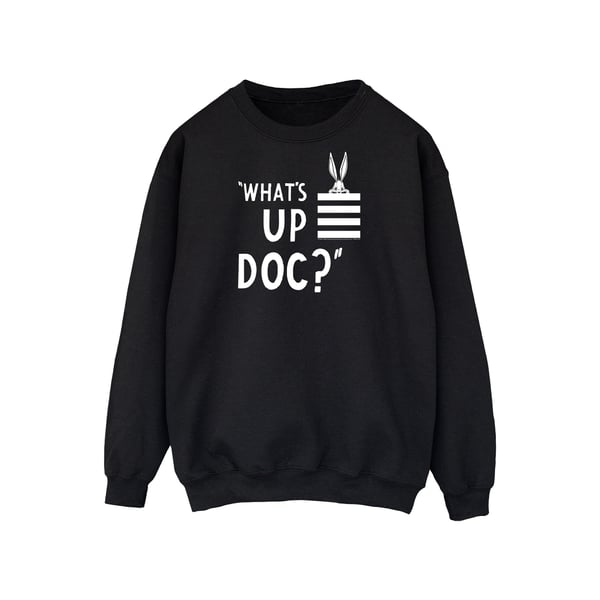 Looney Tunes Unisex Adult What´s Up Doc Bugs Bunny Stripe Sweatshirt