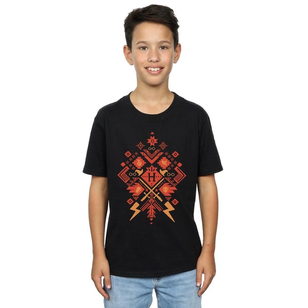 Harry Potter Boys Christmas Fair Isle T-Shirt