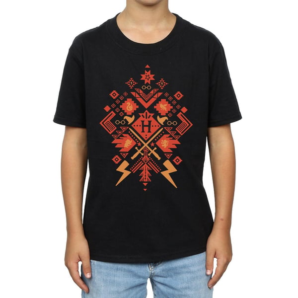 Harry Potter Boys Christmas Fair Isle T-Shirt