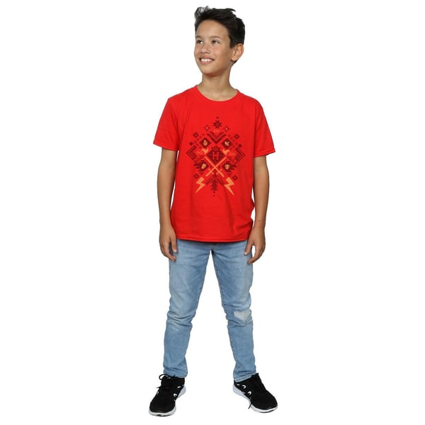 Harry Potter Boys Christmas Fair Isle T-Shirt