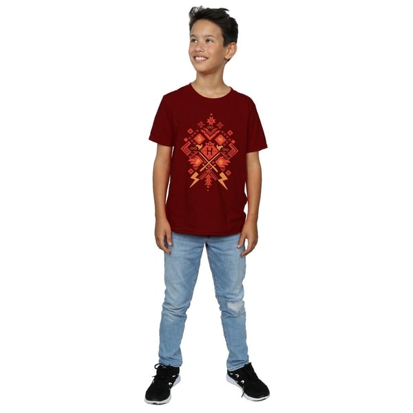 Harry Potter Boys Christmas Fair Isle T-Shirt