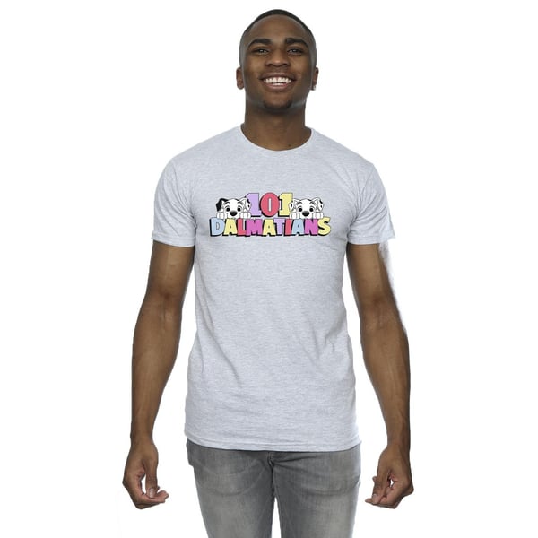 Disney Mens 101 Dalmatians Multi Colour T-Shirt