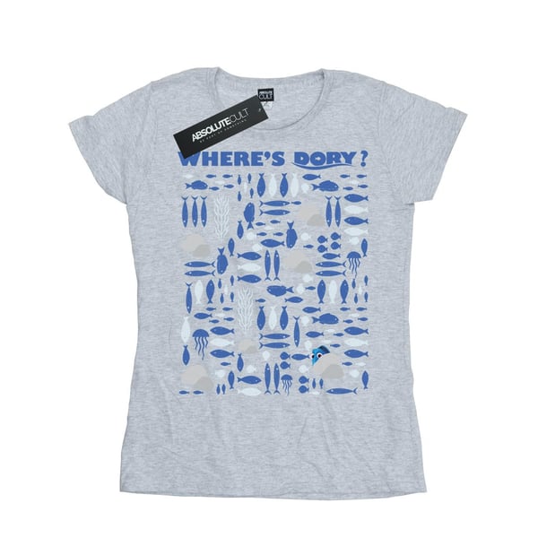 Disney Womens/Ladies Finding Dory Where´s Dory Cotton T-Shirt