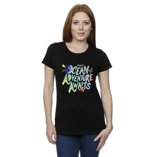 Disney Womens/Ladies Finding Dory Ocean Of Adventure Cotton T-Shirt