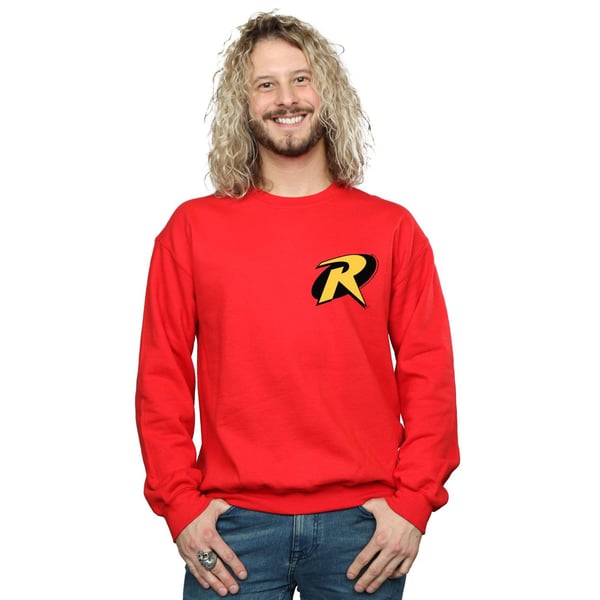 DC Comics Mens Batman Robin Logo Sweatshirt