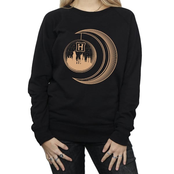 Harry Potter Womens/Ladies Hogwarts Moon Sweatshirt