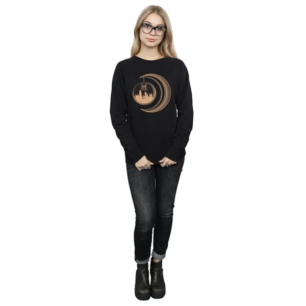 Harry Potter Womens/Ladies Hogwarts Moon Sweatshirt