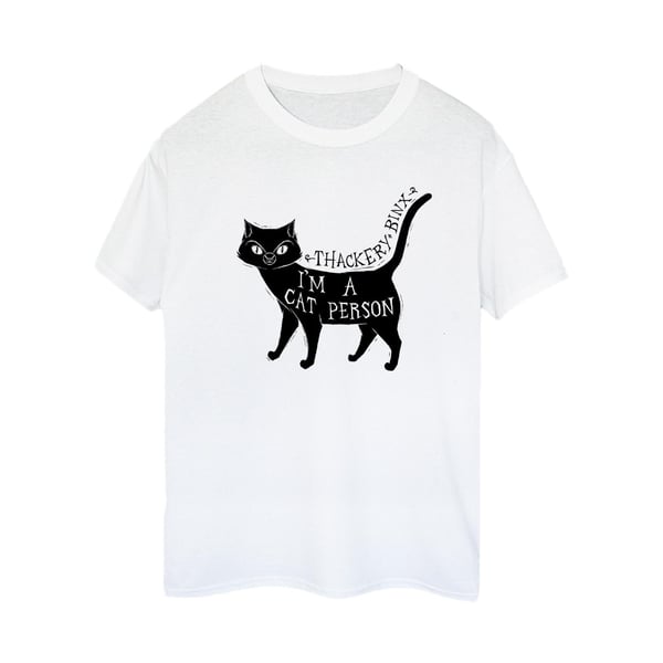 Disney Womens/Ladies Hocus Pocus A Cat Person Cotton Boyfriend T-Shirt