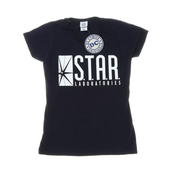 DC Comics Womens/Ladies The Flash STAR Labs Cotton T-Shirt