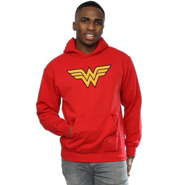 DC Comics Mens Wonder Woman Logo Hoodie