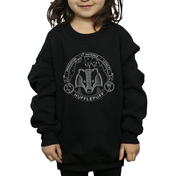 Harry Potter Girls Hufflepuff Seal Sweatshirt
