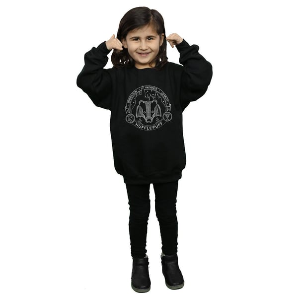Harry Potter Girls Hufflepuff Seal Sweatshirt